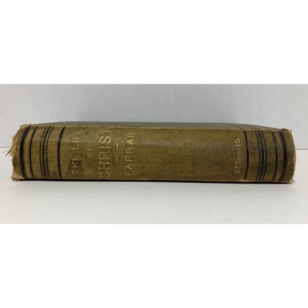Antique 1874 The Life of Christ Hardcover Book Frederic Farrar Hurst & Company - Picture 5 of 16